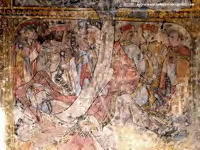 DETALLE DE PINTURAS EN CAPILLA A�ADIDA AL MURO NORTE (�RBOL DE JESSE)