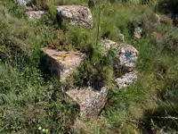 SILLARES EN MURO SUR CON MARCAS DE CANTER&Iacute;A