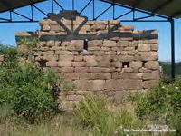 CABECERA PLANA DEL TEMPLO, DESDE EL ESTE