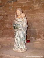 CABECERA DE LA CRIPTA, EXCAVADA EN LA ROCA