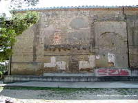 VISTA NORTE DEL TEMPLO, CON EL ACTUAL MURO PRIMITIVO