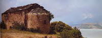 VISTA SUR DEL TEMPLO Y ESTRUCTURA DE PROTECCI�N