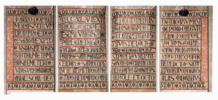 COMPOSICI�N QUE PERMITE LEER LA INSCRIPCI�N DE CONSAGRACI�N