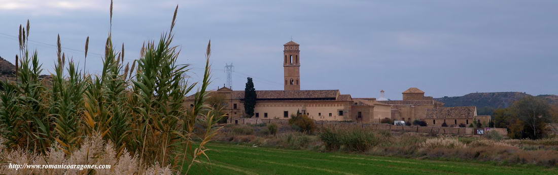 Vista general del monasterio desde el acceso