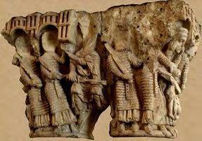 MATANZA DE LOS INOCENTES. CAPITEL DEL CLAUSTRO DE SANTA MAR�A LA REAL DE AGUILAR DE CAMPOO