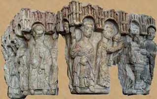 CAPITEL DEL CLAUSTRO DE SANTA MAR�A LA REAL DE AGUILAR DE CAMPOO