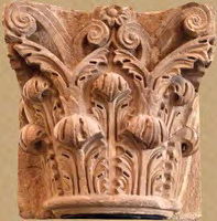 CAPITEL DEL TEMPLO DE SAN PEDRO DE VALDECAL -PALENCIA-