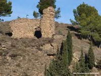 MURO NORTE DEL TEMPLO, AL INTERIOR, DESPROVISTO DE SILLARES