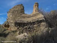 VISTA DE LAS RUINAS DE LA CABECERA DEL TEMPLO