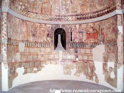 PINTURAS DEL CILINDRO ABSIDIAL DE SAN JUÁN BAUTISTA DE OSIA.