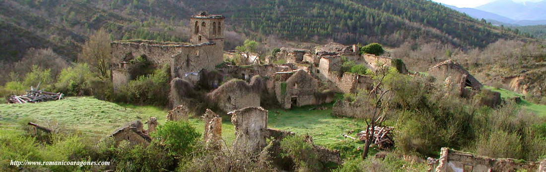VISTA GENERAL DEL PUEBLO EN RUINAS