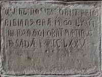 PRIOR BIBIANUS: ERA MCCLXVII Y  MARTÍN DE SADA: ERA MCCLXXV