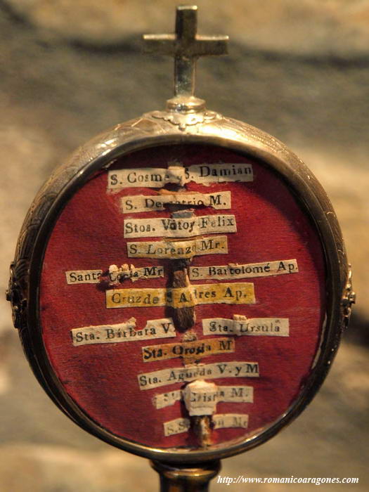 DETALLE DEL RELICARIO