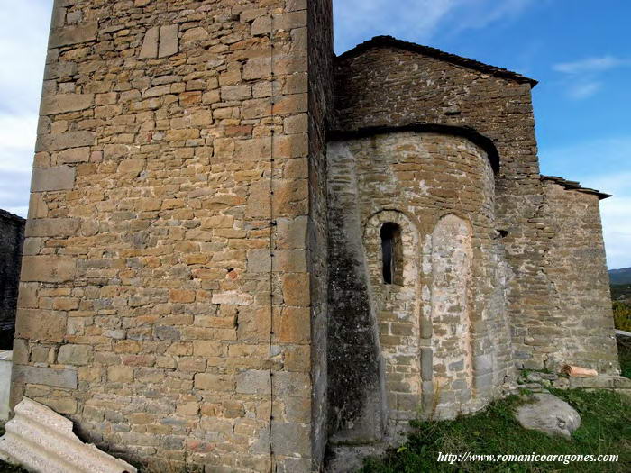 CABECERA DEL TEMPLO DESDE EL ESTE