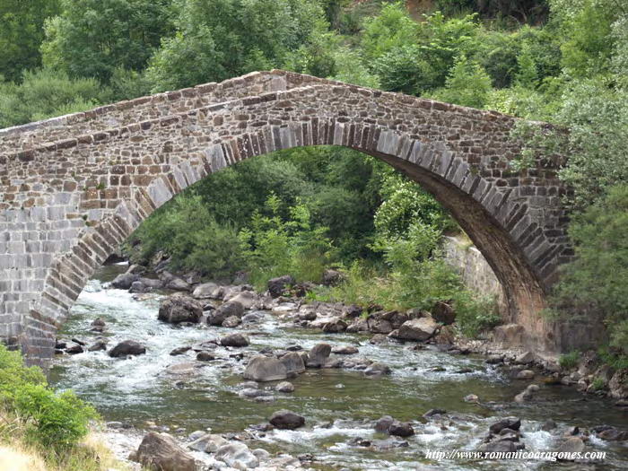 PUENTE DE PEREGRINOS SOBRE EL RÍO ARAGÓN