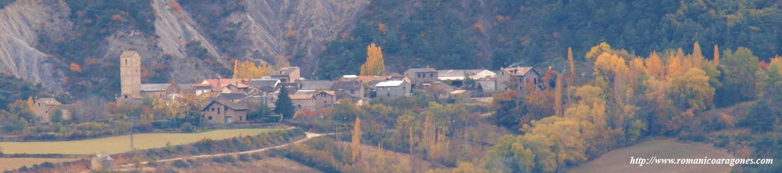 CASERÍO Y TORRE DE NAVASA DESDE CANÍAS