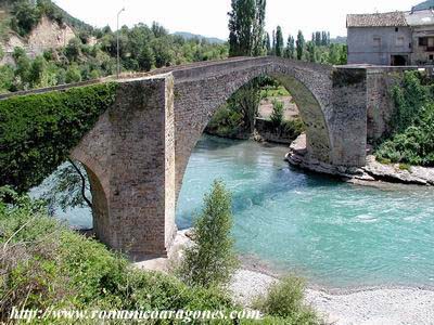 PUENTE DE PERARRUA SOBRE EL SERA, DESDE ORILLA IZQUIERDA
