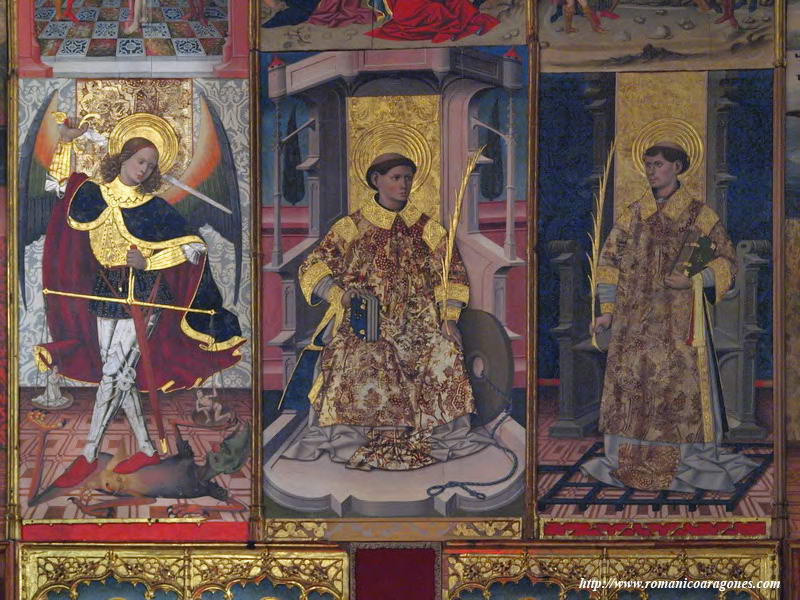 IMGEN CENRAL DEL RETABLO: SAN VICENTE MRTIR.