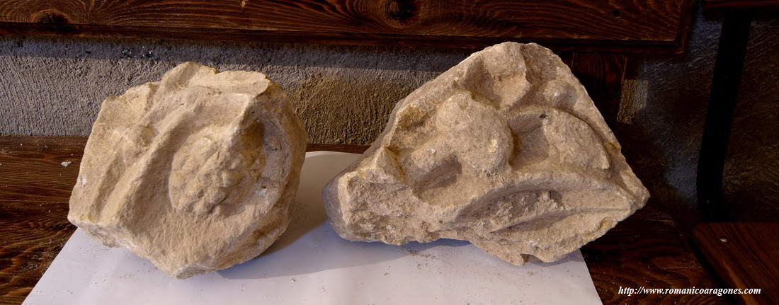 FRAGMENTOS DE CAPITELES RECUPERADOS