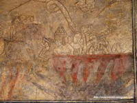 CRISTO ENTREGA, BAJO LAS B�VEDAS DE SU INGLESIA, LAS LLAVES A SAN PEDRO