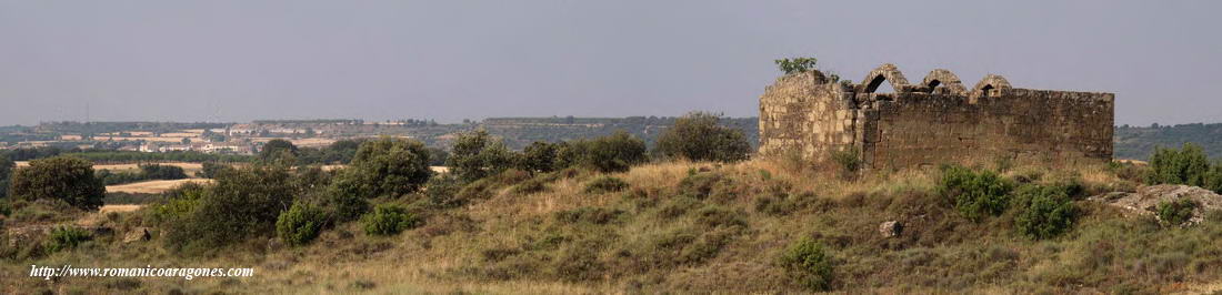 PANORMICA DEL TEMPLO DESDE EL NORESTE