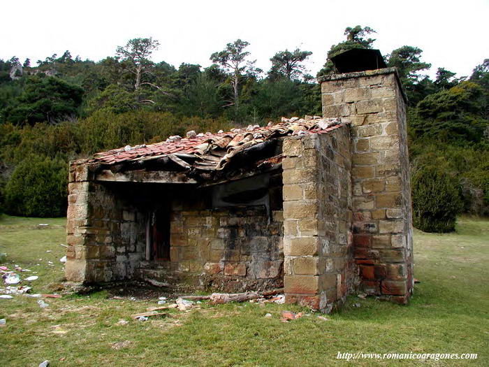 LOARRE-FUENFRA. VISTA DEL REFUGIO