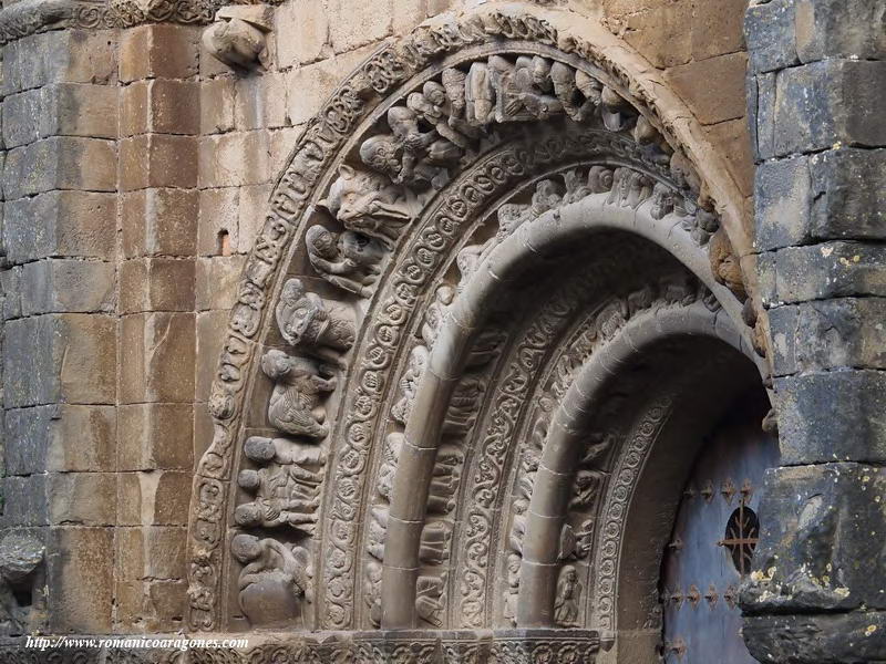 ARQUIVOLTAS DE LA PORTADA SUR