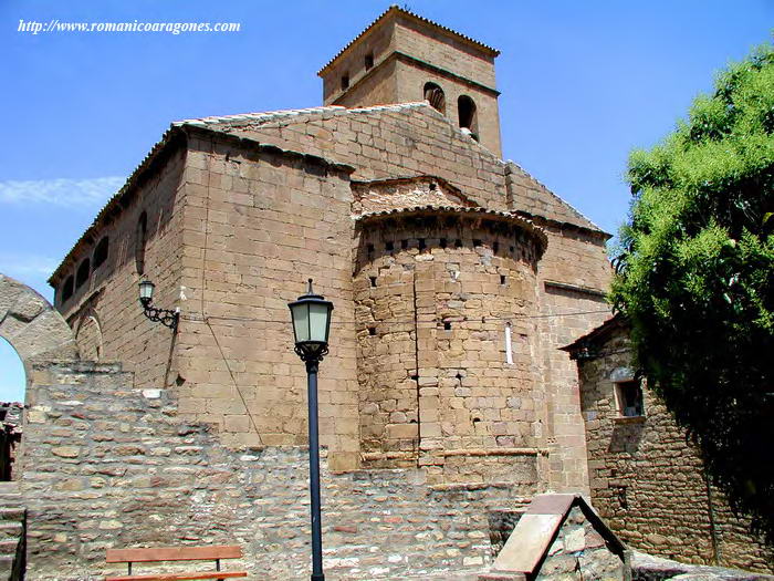 CABECERA DEL TEMPLO CENTRADA POR BSIDE ROMNICO