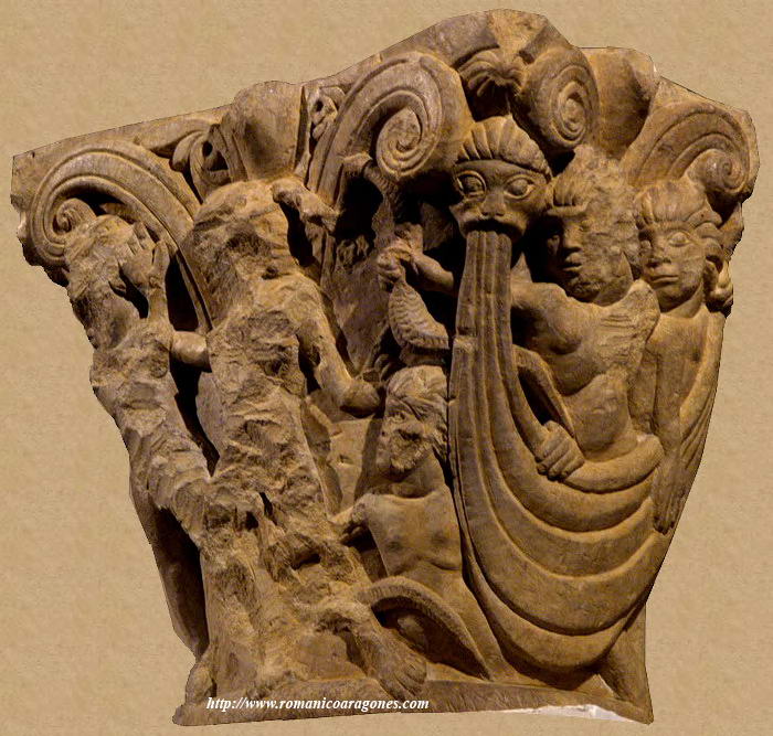 CAPITEL DE FRÓMISTA DE LA ORESTÍADA -ORIGINAL-