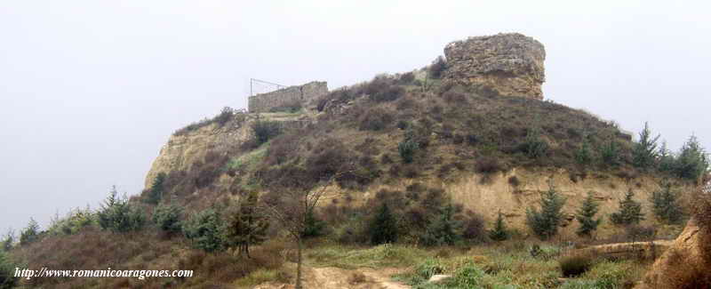 VISTA NORESTE DEL CERRO DE SANTA BÁRBARA CON ERMITA Y TORRE